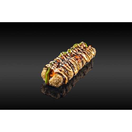 Mini fish-dog s lososem